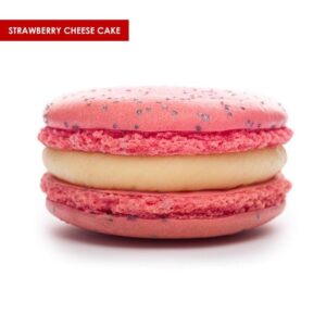 macaron-strawberry-cheesecake